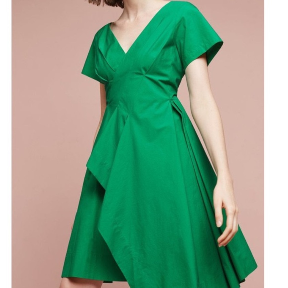 Maeve Anthropologie asymmetrical dress